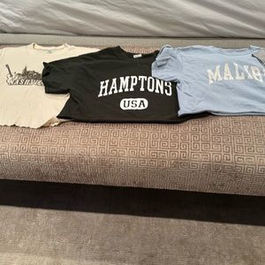 Brandy Melville 5 shirts. One size